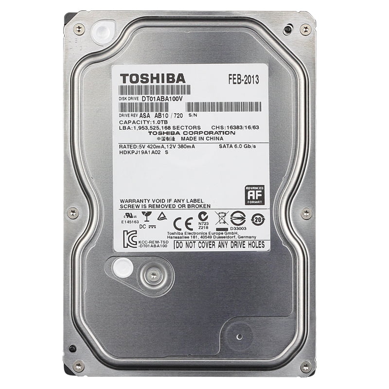 Hdd Toshiba 1Tb 3.5&Amp;Quot; Sata3 5700Rpm 32Mb Av Hdd - Dt01Aba100V