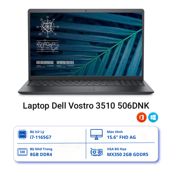 Laptop Dell Vostro 3510 506DNK i7-1165G7 8GB 512GB Win11