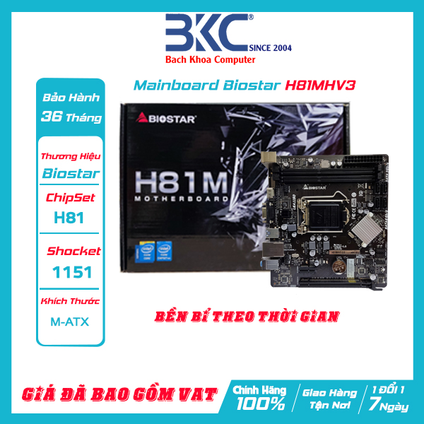 Mainboard Biostar H81MHV3 (VGA/HDMI)